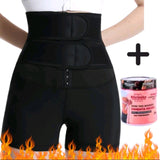 Kit Bermuda Shorts Efeito Sauna Modelador com Forro  Térmico + Gel Pimenta Negra