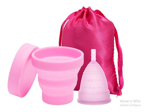 1: Coletor+1 Copo esterilizador + Saquinho de Transporte